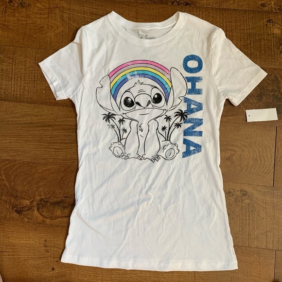 2 nwt disneys Lilo & Stitch t-shirt’s juniors Medium - Picture 2 of 8